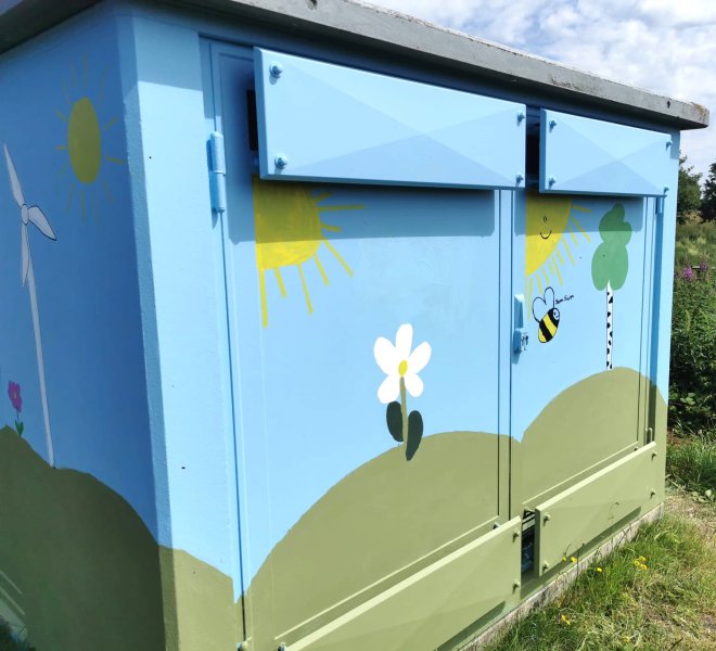 Stromkästen verschönern